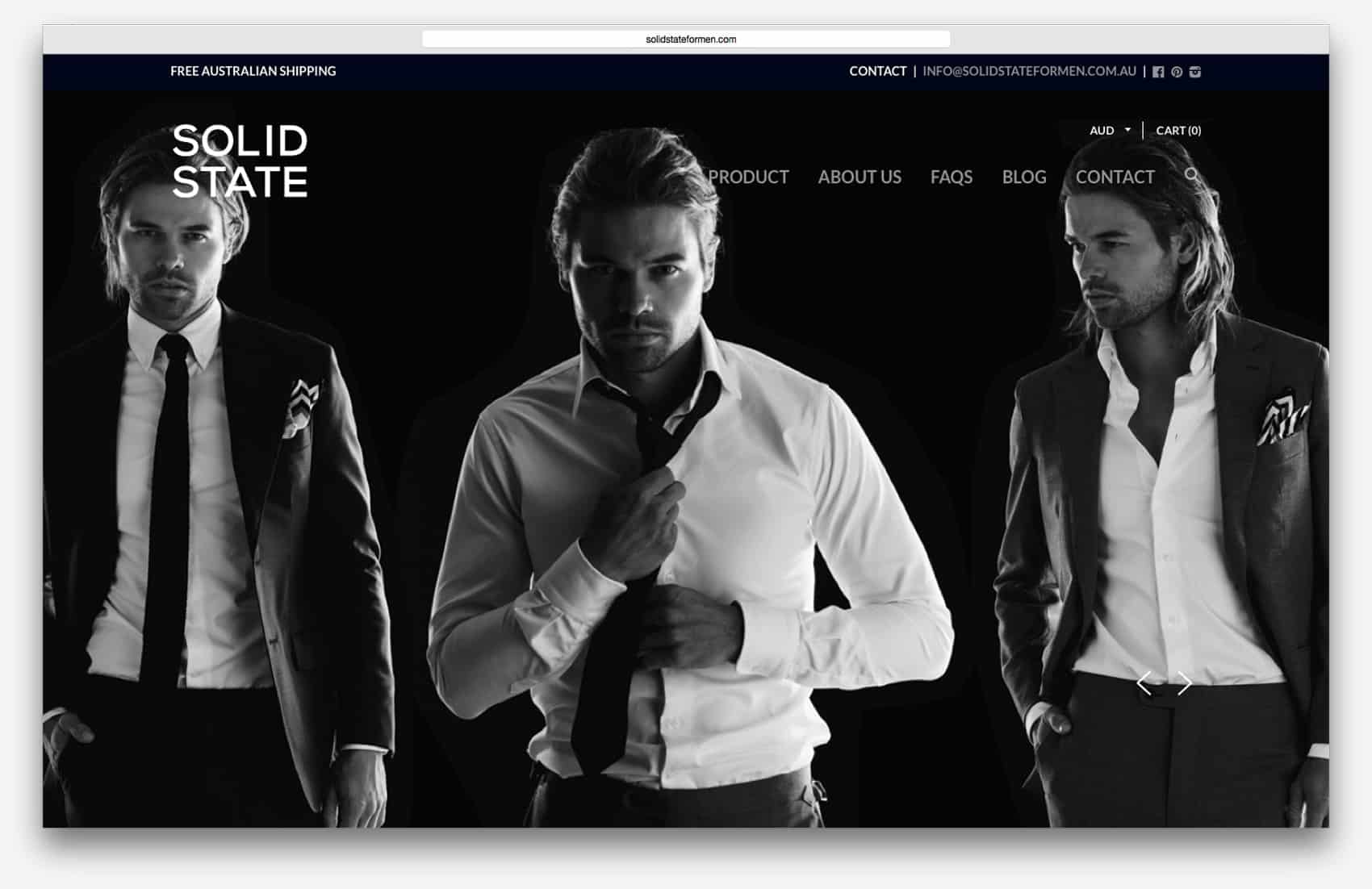 Solid State Cologne - Branding, packaging and website design