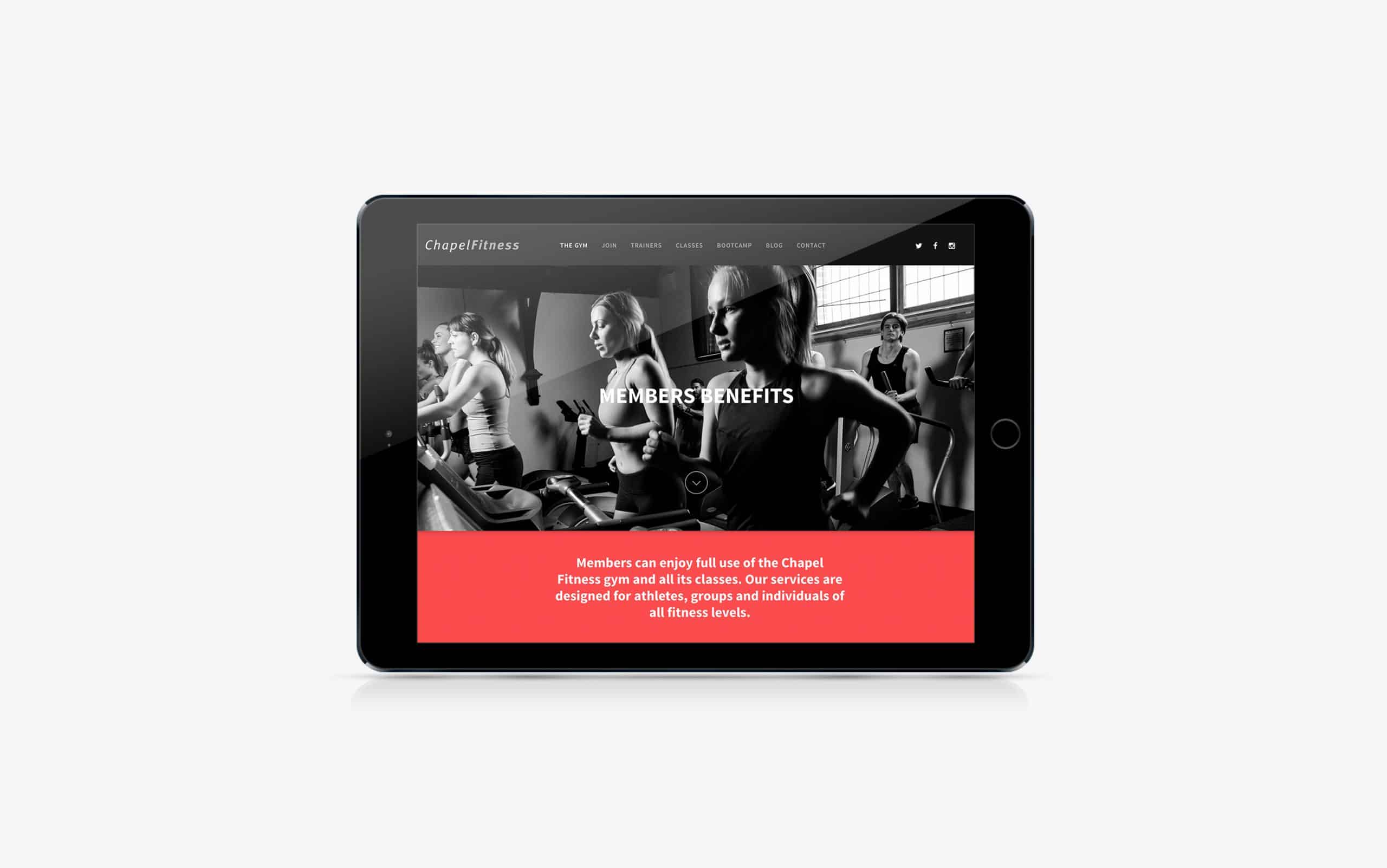 Chapel Fitness - Website Design